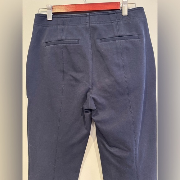 Anthropologie Bryson Tapered Button Fly Ankle Trouser Pants Navy Size 4 - Picture 6 of 9